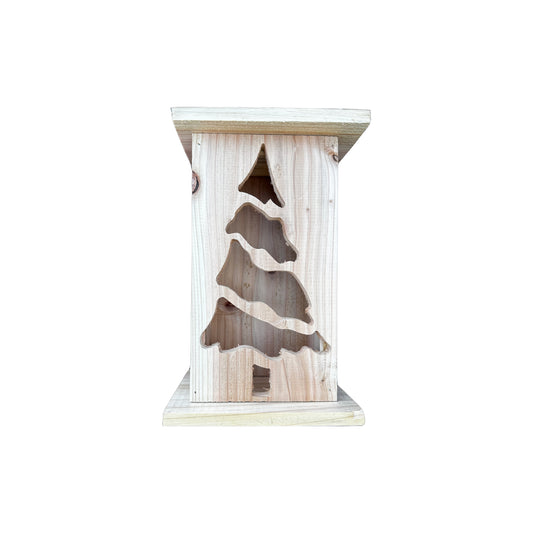 Christmas Tree Cedar Lantern